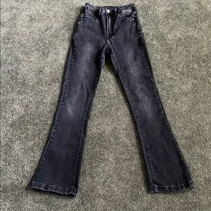 Black Flare Wide Leg Jeans
